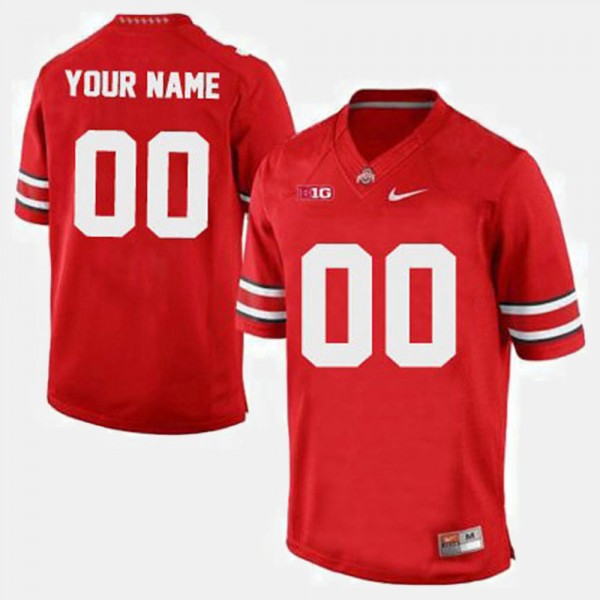 Ohio State Buckeyes Custom Men's #00 Red College Football Jersey 2404OQEG3